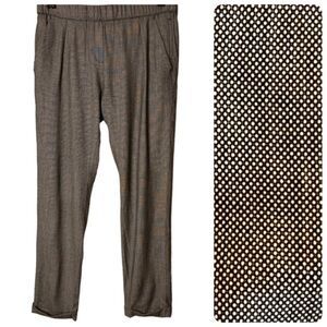 Uterque black gray wool blend cuffed trouser‎ pants size  medium/28 #4621